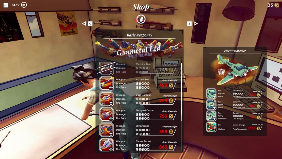 Airheart: Tales of Broken Wings screenshot 4 for Playstation 4